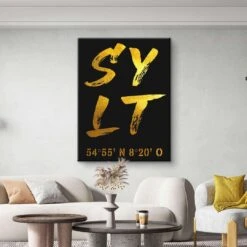 Sylt - Koordinaten 20 Sylt - Koordinaten -Artmind 1644 3 wandbild artwork artmind leinwandbilder canva kunst bilder