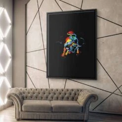 Stier - Clear Edition 19 Stier - Clear Edition -Artmind 3004 8 wandbild artwork artmind leinwandbilder canva kunst bilder