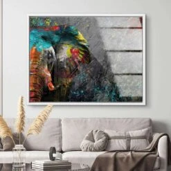 Powerful Elephant 19 Powerful Elephant -Artmind 3025 6 kunstwerk wandbild leinwand canva artmind kunst kaufen