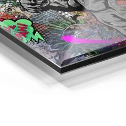 Gorilla 24 Gorilla -Artmind 3028 wandbild artmind acrylglas galerie bond detail acryl
