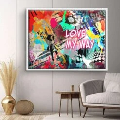 Love My Way 18 Love My Way -Artmind 3029 2 kunstwerk wandbild leinwand canva artmind kunst kaufen