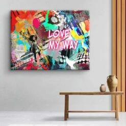 Love My Way 19 Love My Way -Artmind 3029 4 kunstwerk wandbild leinwand canva artmind kunst kaufen