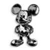 Chrome Icon 2 Chrome Icon -Artmind Wandbild Freiform Chrome Edition Mickey Mouse Silber Gebuerstet 1