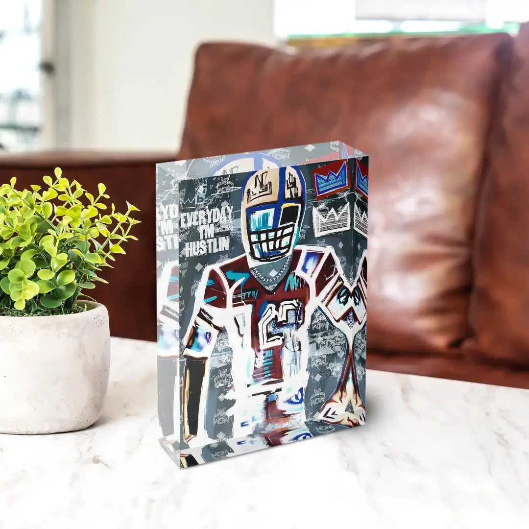 Acrylblock - Football Hustlin 5 Acrylblock - Football Hustlin – Bild 3