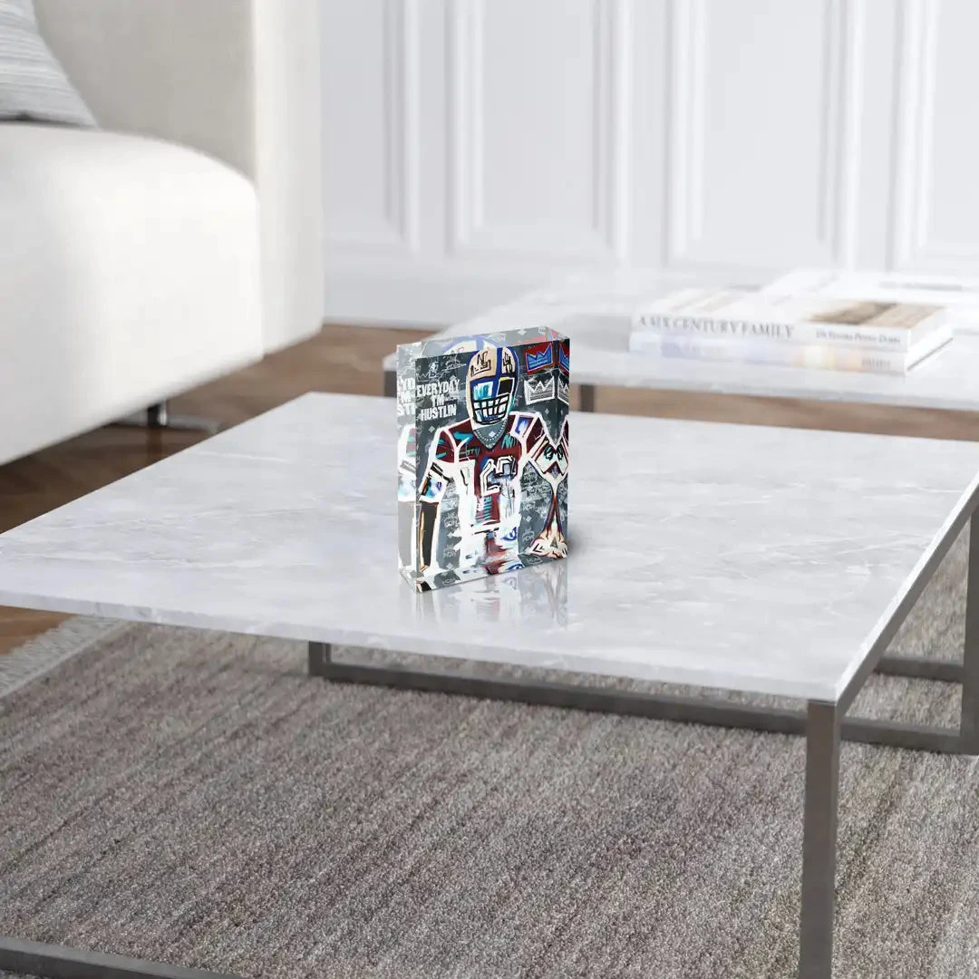 Acrylblock - Football Hustlin 6 Acrylblock - Football Hustlin – Bild 4