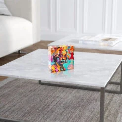 Acrylblock - Matrice De Couleurs 8 Acrylblock - Matrice De Couleurs -Artmind acrylblock albert einstein bunt artwork 3