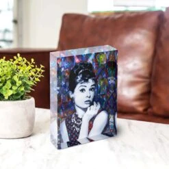 Acrylblock - Audrey Hepburn 9 Acrylblock - Audrey Hepburn -Artmind acrylblock audrey hepburn kunstwerk pop art 2
