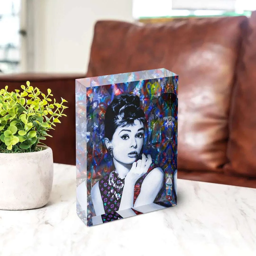 Acrylblock - Audrey Hepburn 6 Acrylblock - Audrey Hepburn – Bild 4