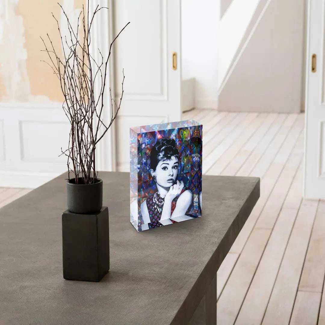 Acrylblock - Audrey Hepburn 4 Acrylblock - Audrey Hepburn – Bild 2