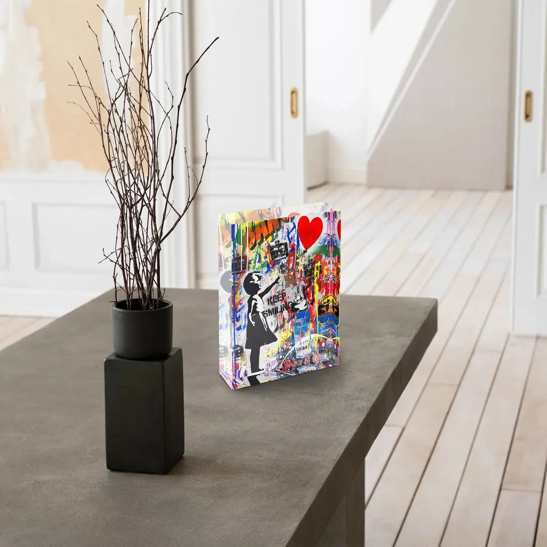 Acrylblock - Keep Smiling 4 Acrylblock - Keep Smiling – Bild 2