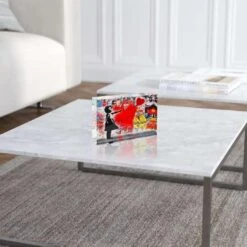 Acrylblock - Flying Love 8 Acrylblock - Flying Love -Artmind acrylblock banksy pop art love kunstwerk mickey 3