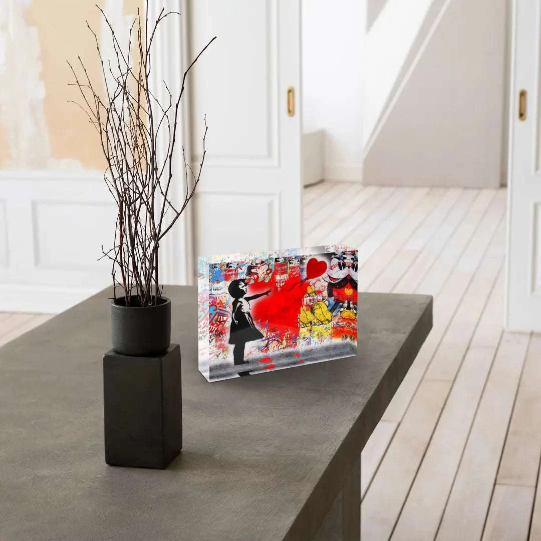 Acrylblock - Flying Love 3 Acrylblock - Flying Love – Bild 2