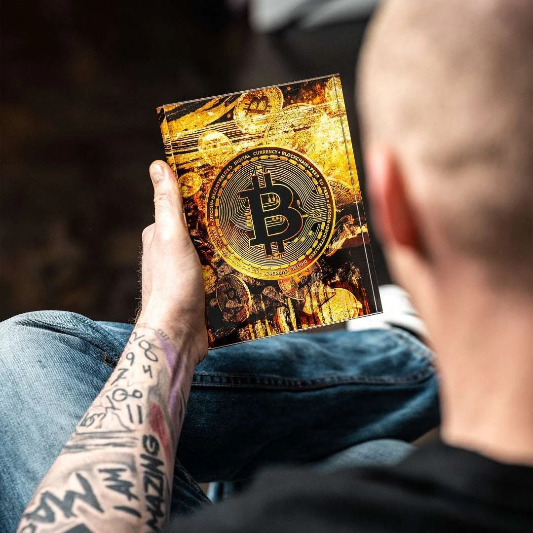 Acrylblock - Bitcoin - Goldbarren 4 Acrylblock - Bitcoin - Goldbarren – Bild 2