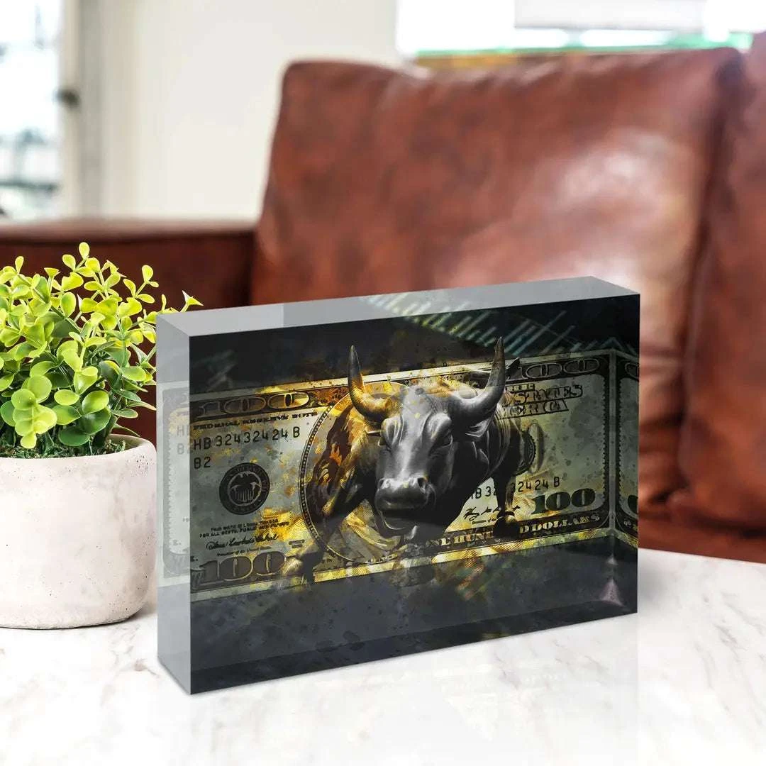 Acrylblock - Wall Street Bull 4 Acrylblock - Wall Street Bull – Bild 2