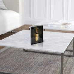 Acrylblock - Golden Pearl I 8 Acrylblock - Golden Pearl I -Artmind acrylblock champagner gold 3