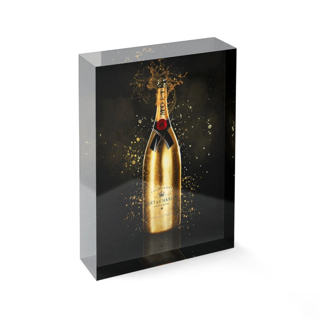 Acrylblock - Golden Pearl I 2 Acrylblock - Golden Pearl I