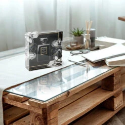 Acrylblock - Chanel On Flower 11 Acrylblock - Chanel On Flower -Artmind acrylblock chanel schwarz weiss 4