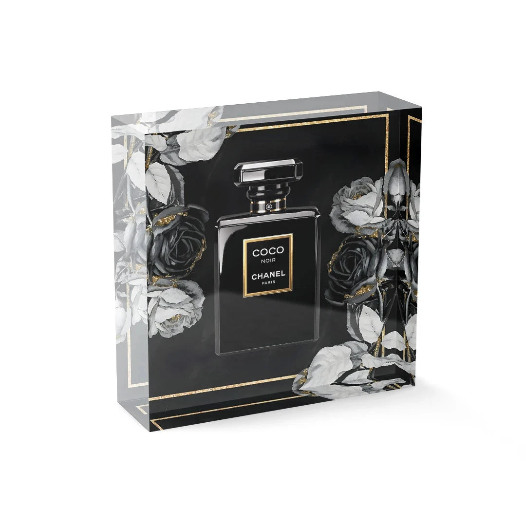 Acrylblock - Chanel On Flower 3 Acrylblock - Chanel On Flower