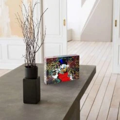 Acrylblock - Bitcoin Art -Artmind acrylblock dagobert bitcoin art work 5