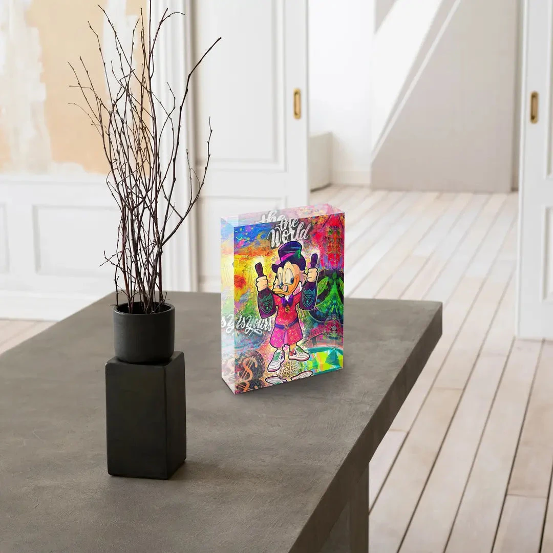 Acrylblock - The World Is Yours 4 Acrylblock - The World Is Yours – Bild 2