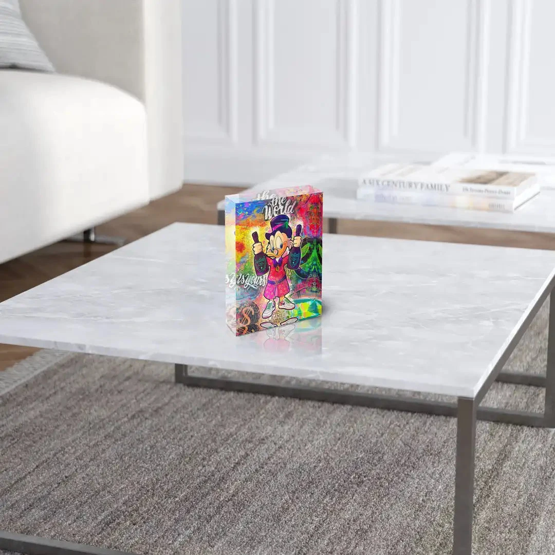 Acrylblock - The World Is Yours 6 Acrylblock - The World Is Yours – Bild 4