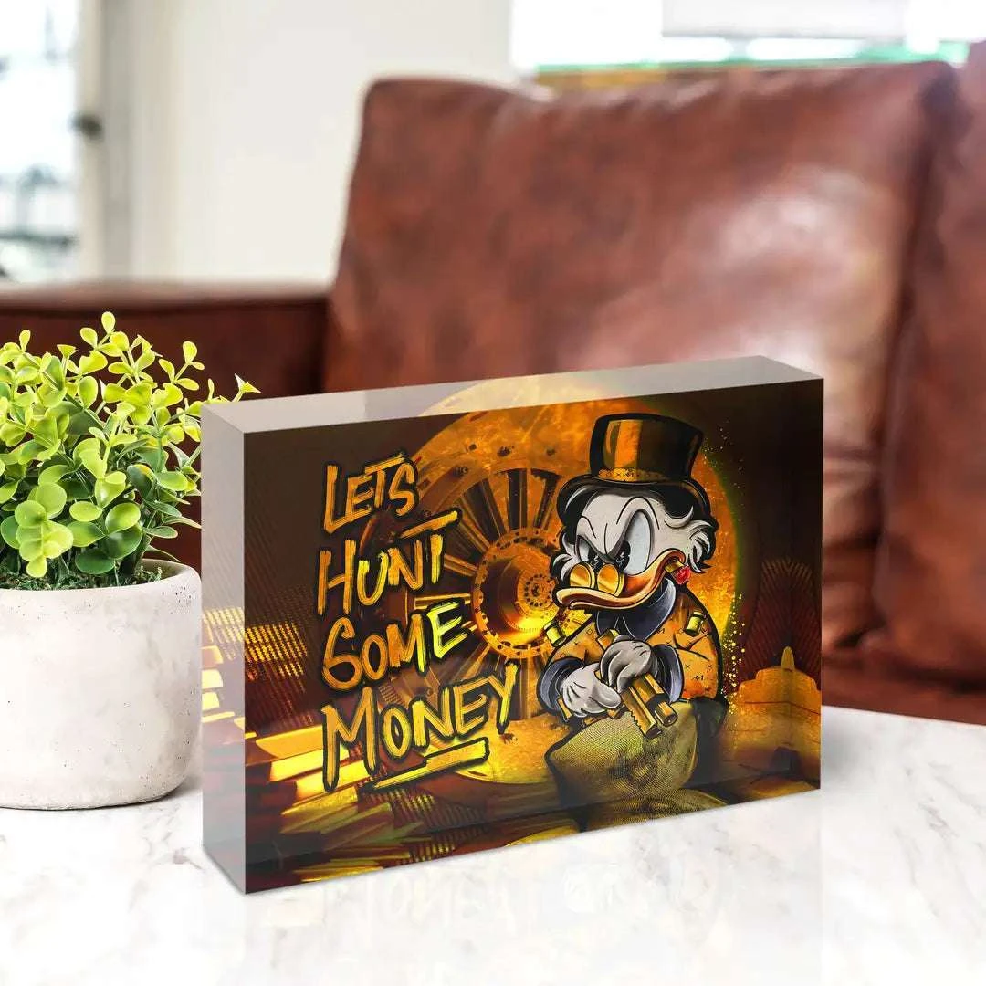 Acrylblock - Hunt Some Money 4 Acrylblock - Hunt Some Money – Bild 2