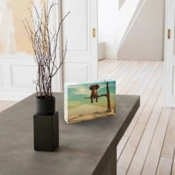 Acrylblock - Easy One -Artmind acrylblock elefant auf baum 5