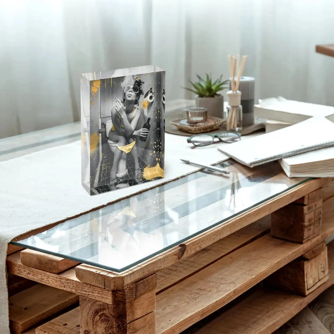 Acrylblock - Never Mind 5 Acrylblock - Never Mind – Bild 3