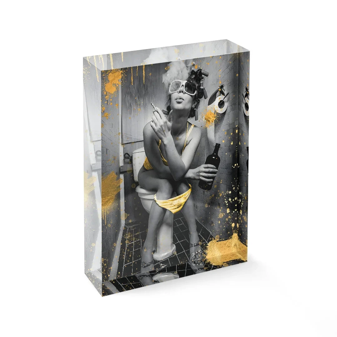 Acrylblock - Never Mind 3 Acrylblock - Never Mind