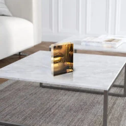 Acrylblock - Golden Glossy 9 Acrylblock - Golden Glossy -Artmind acrylblock golden face lippen 3