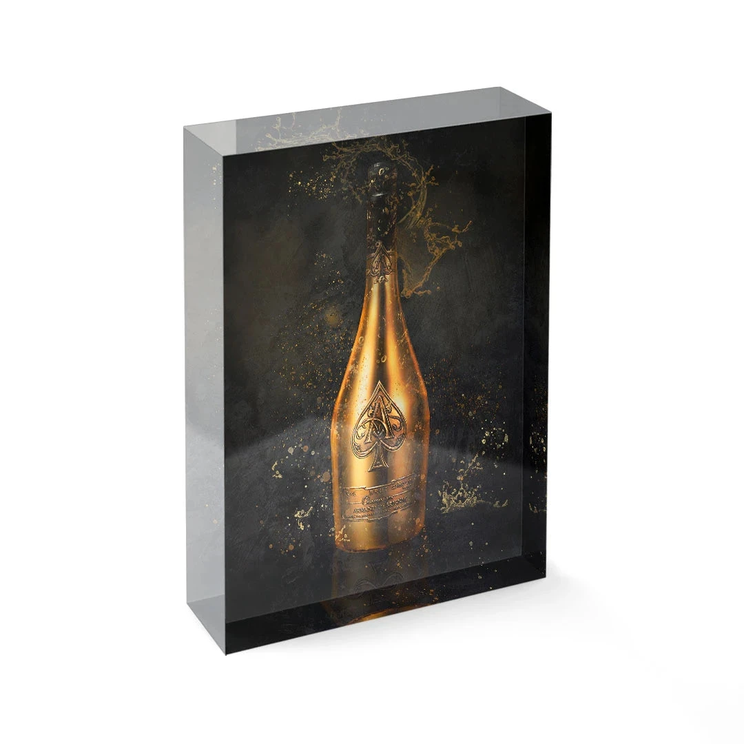 Acrylblock - Golden Pearl II 3 Acrylblock - Golden Pearl II