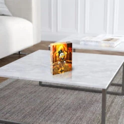 Acrylblock - Gold Rush 9 Acrylblock - Gold Rush -Artmind acrylblock goldener dagobert money artmind 4