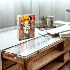 Acrylblock - Colorful Marilyn 8 Acrylblock - Colorful Marilyn -Artmind acrylblock marilyn monroe pop art 2