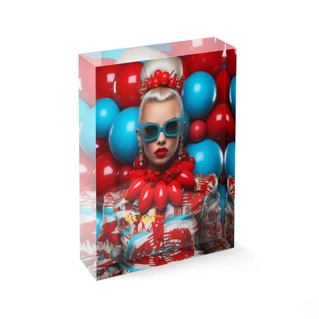 Acrylblock - Miami X-mas 3 Acrylblock - Miami X-mas