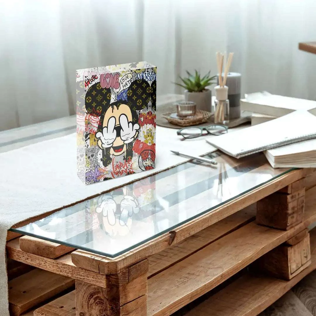 Acrylblock - Love & Hate 5 Acrylblock - Love & Hate – Bild 3