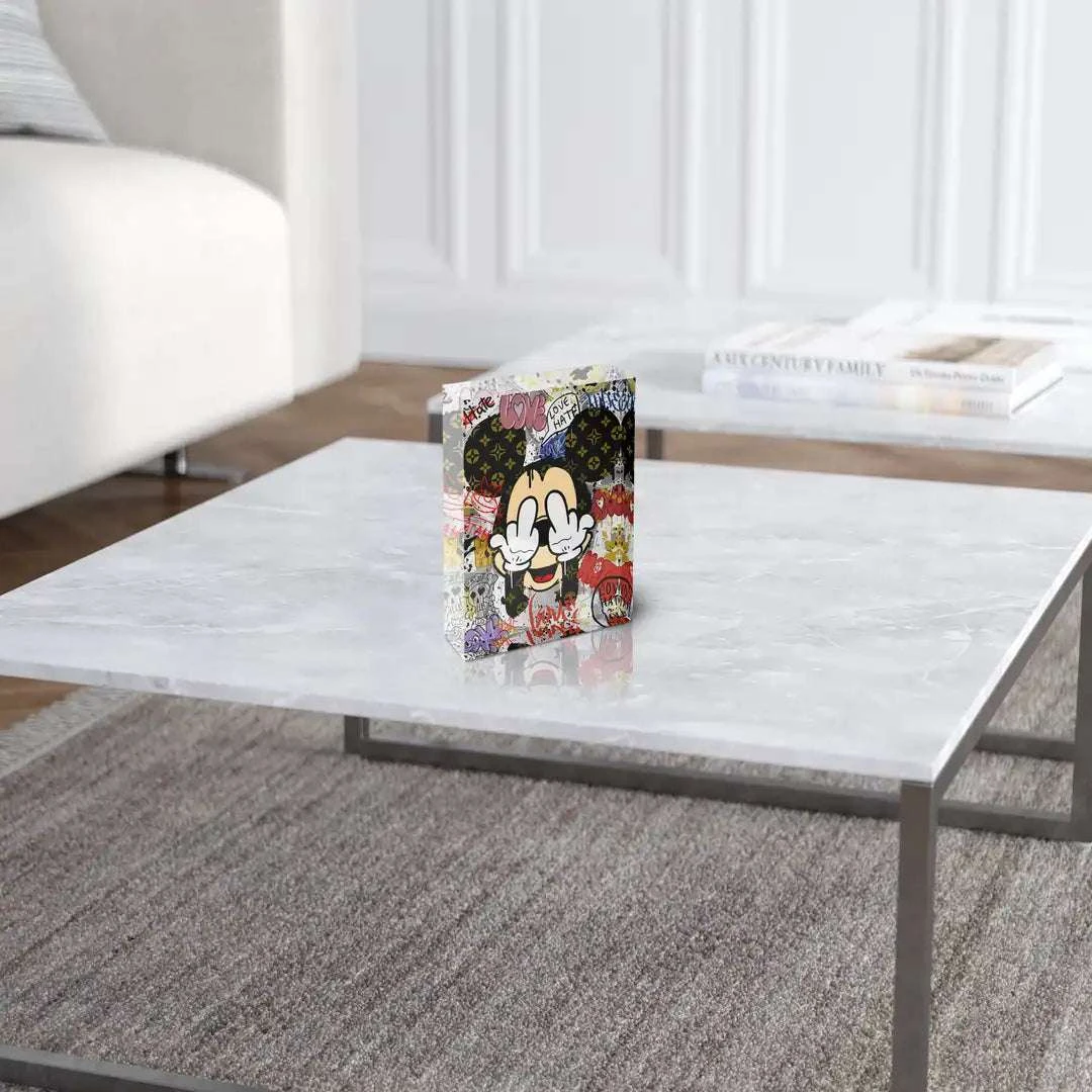 Acrylblock - Love & Hate 6 Acrylblock - Love & Hate – Bild 4