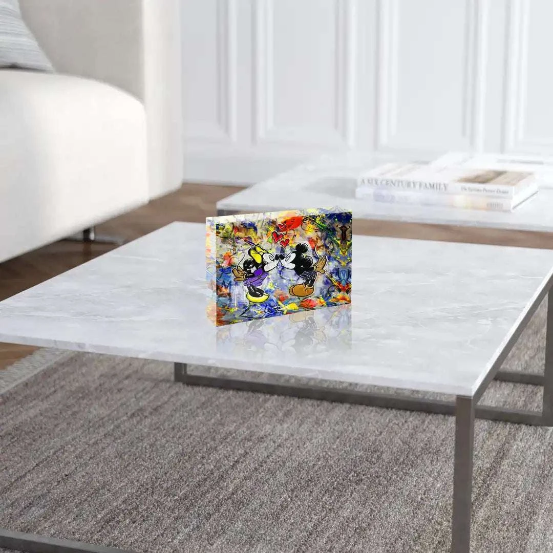 Acrylblock - KISS - LOVE 6 Acrylblock - KISS - LOVE – Bild 4