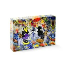 Acrylblock - KISS - LOVE