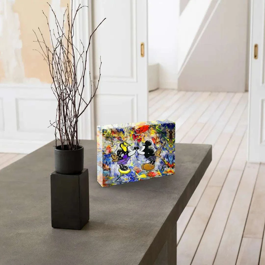 Acrylblock - KISS - LOVE 5 Acrylblock - KISS - LOVE – Bild 3