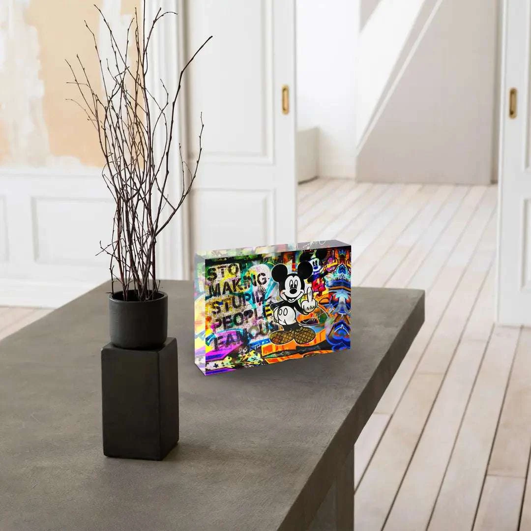 Acrylblock - Stupid People 4 Acrylblock - Stupid People – Bild 2