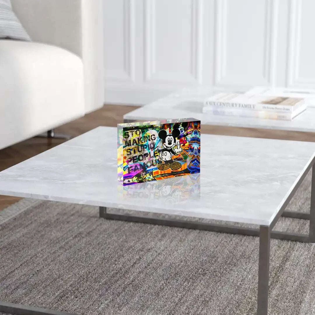 Acrylblock - Stupid People 6 Acrylblock - Stupid People – Bild 4