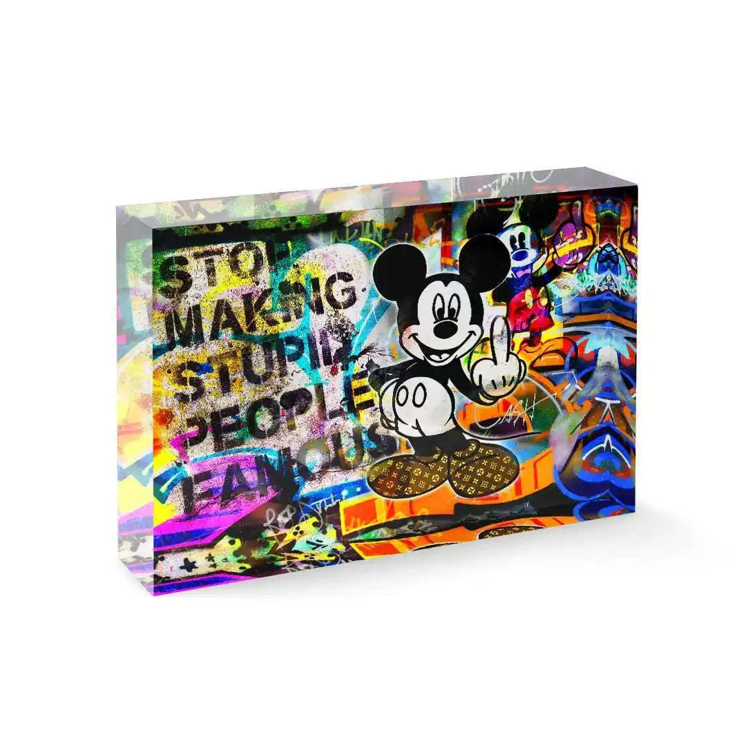 Acrylblock - Stupid People 3 Acrylblock - Stupid People