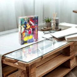 Acrylblock - Time For Cuddle 9 Acrylblock - Time For Cuddle -Artmind acrylblock mickey pop art 2