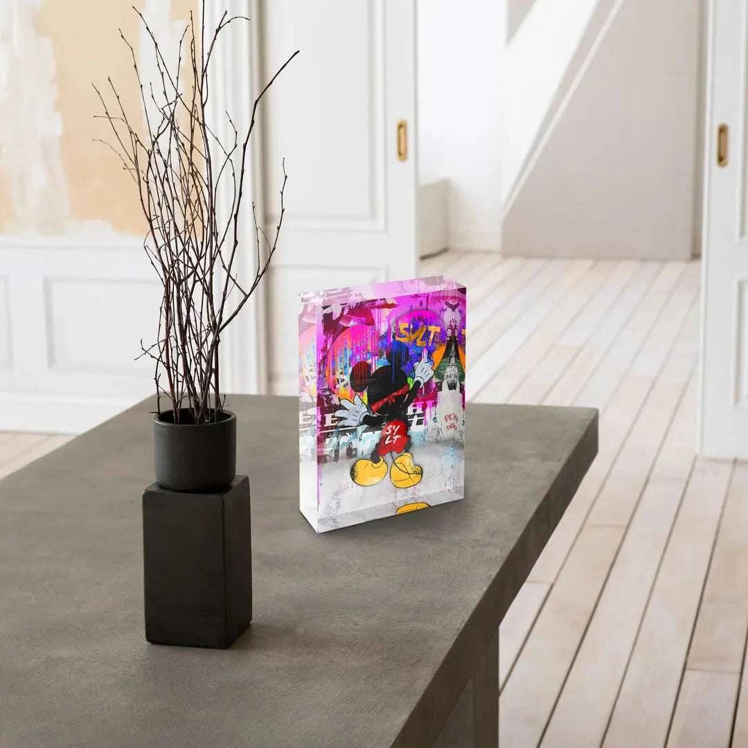 Acrylblock - Sylt - Graffiti Love 4 Acrylblock - Sylt - Graffiti Love – Bild 2