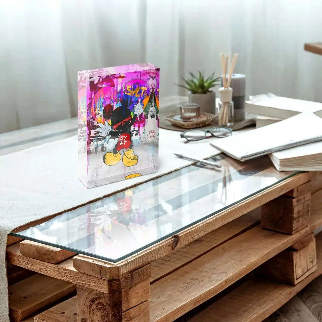 Acrylblock - Sylt - Graffiti Love 5 Acrylblock - Sylt - Graffiti Love – Bild 3