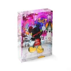 Acrylblock - Sylt - Graffiti Love