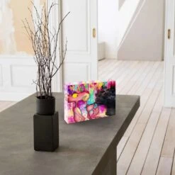 Acrylblock - Paint Panther 8 Acrylblock - Paint Panther -Artmind acrylblock pink panther pop art kunstwerk 1