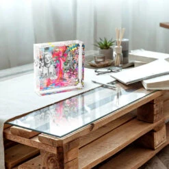 Acrylblock - King Of Art 8 Acrylblock - King Of Art -Artmind acrylblock pink panther pop art 4