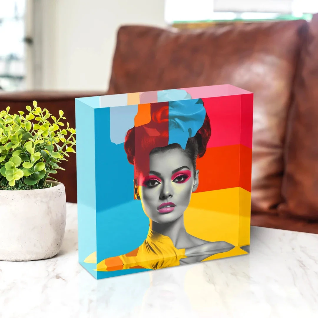 Acrylblock - Pantone Frau Pink 4 Acrylblock - Pantone Frau Pink – Bild 2