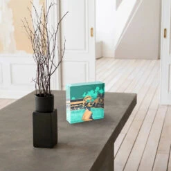 Acrylblock - Swimming Pool -Artmind acrylblock retro pop art artmind 1